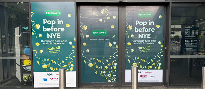 Harrisdale Shops - Specsavers Advert